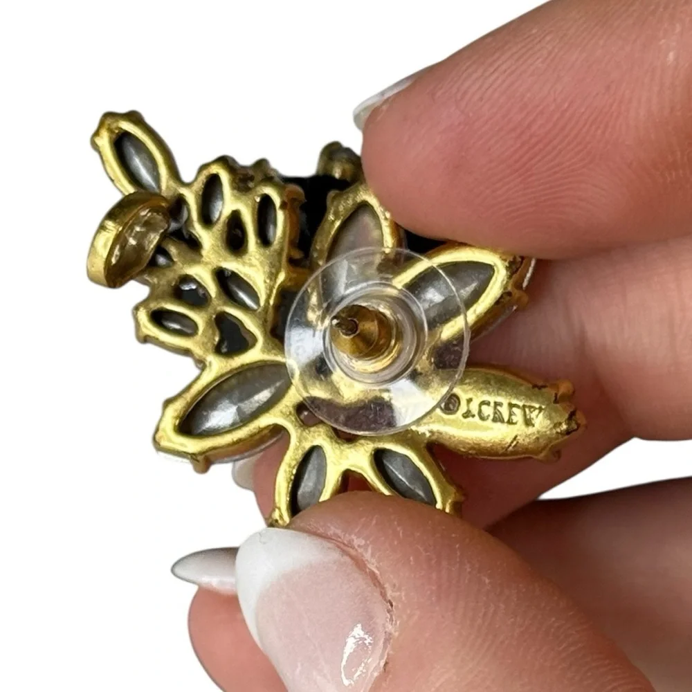 J. Crew Crystal Cluster Earrings - Picture 4 of 4